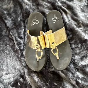 Bobby Brooks Gold Sandals